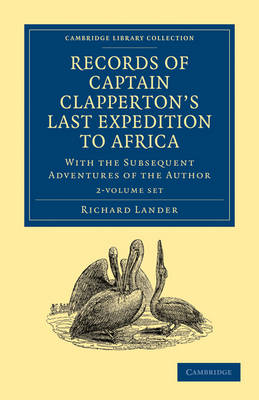 Cover of Records of Captain Clapperton's Last Expedition to Africa 2 Volume Set