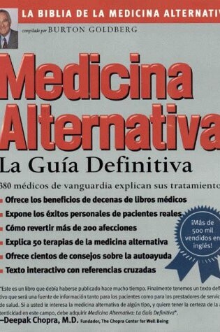 Cover of Alternative Medicine--Spanish Edition