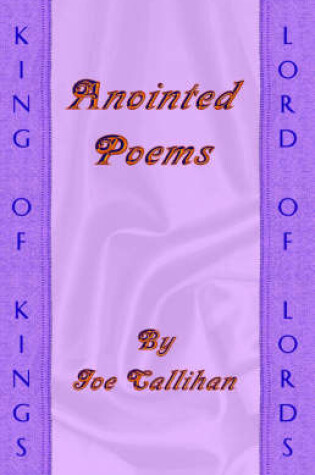 Cover of Anointed Poems