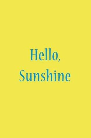 Cover of Hello, Sunshine