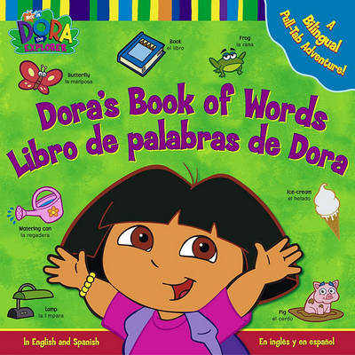 Book cover for Dora's Book of Words / Libro de Palabras de Dora