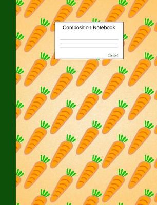 Book cover for Carrot Composition Notebook