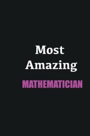 Cover of Most Amazing Mathematician