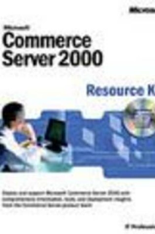 Cover of Commerce Server 2000 Resource Kit