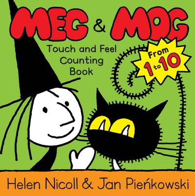 Book cover for Meg and Mog Touch and Feel Counting Book
