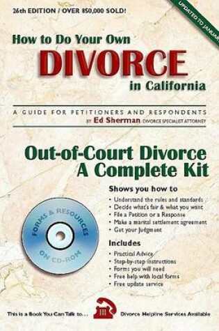 Cover of How to Do Your Own Divorce in California