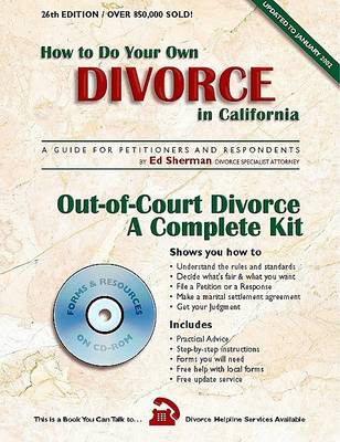 Book cover for How to Do Your Own Divorce in California