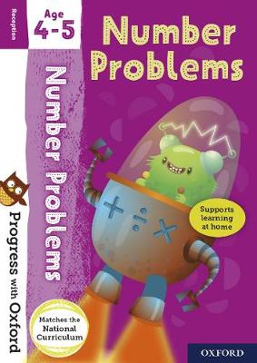 Book cover for Progress with Oxford: Number Problems Age 4-5