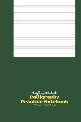 Cover of Calligraphy Practice Book - AmyTmy Notebook - 140 pages - 7.44 x 9.69 inch - Matte Cover