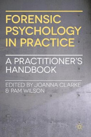 Cover of Forensic Psychology in Practice