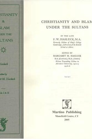 Cover of Christianity and Islam Under the Sultans