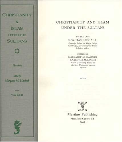 Book cover for Christianity and Islam Under the Sultans