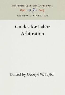 Cover of Guides for Labor Arbitration