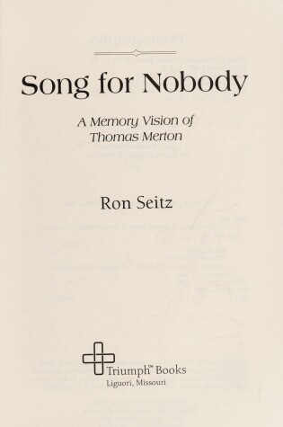 Cover of Song for Nobody P/B