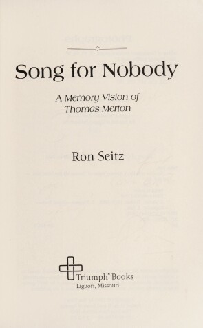 Book cover for Song for Nobody P/B