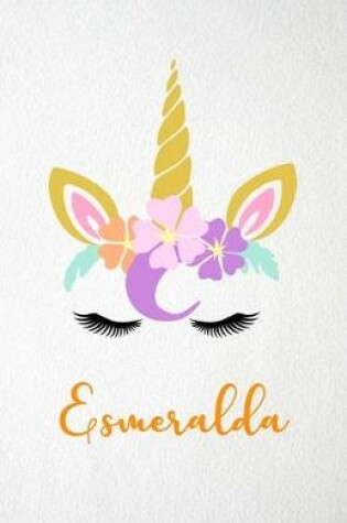 Cover of Esmeralda A5 Lined Notebook 110 Pages