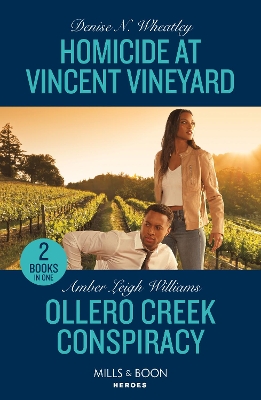Book cover for Homicide At Vincent Vineyard / Ollero Creek Conspiracy