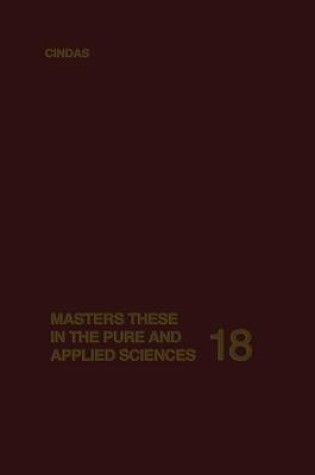 Cover of Masters Theses in the Pure and Applied Sciences