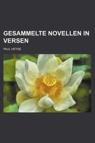 Cover of Gesammelte Novellen in Versen