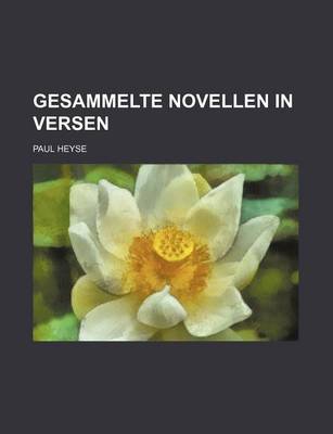 Book cover for Gesammelte Novellen in Versen