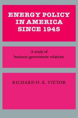 Book cover for Energy Policy in America since 1945