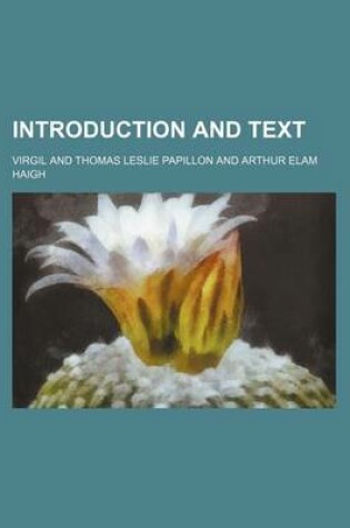 Cover of Introduction and Text