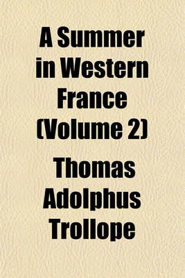 Book cover for A Summer in Western France (Volume 2)