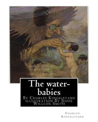 Book cover for The water-babies, By Charles Kingsleyand illustration By Jessie Willcox Smith(children's novel)