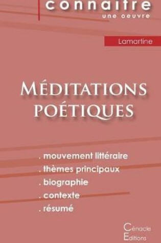 Cover of Fiche de lecture Meditations poetiques de Lamartine (Analyse litteraire de reference et resume complet)