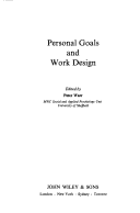 Book cover for Personal Goals and Work Design