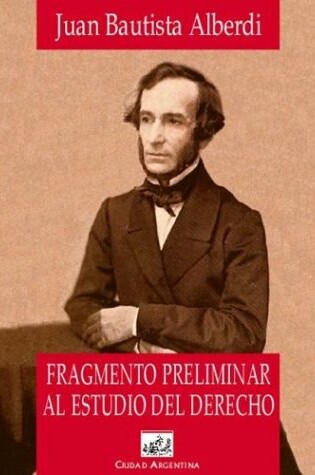 Cover of Fragmento Preliminar Al Estudio del Derecho