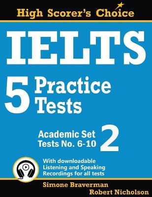 Cover of IELTS 5 Practice Tests, Academic Set 2