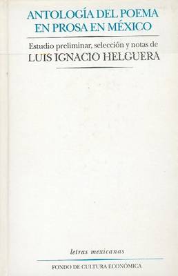 Cover of Antologia del Poema En Prosa