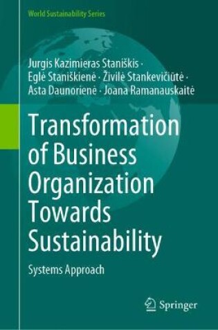 Cover of Transformation of Business Organization Towards Sustainability