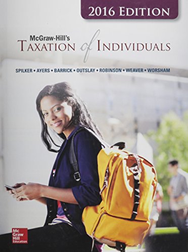 Book cover for McGraw-Hill's Taxation of Individuals, 2016 Edition