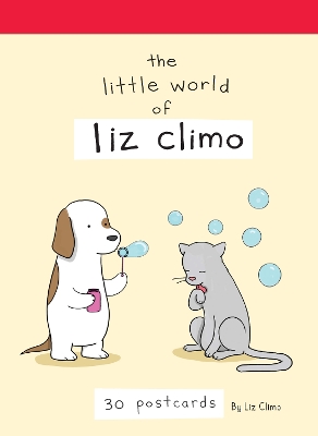 Book cover for The Little World of Liz Climo Postcard Book