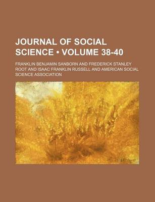 Book cover for Journal of Social Science (Volume 38-40)