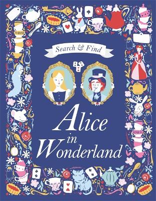 Book cover for Search and Find Alice in Wonderland