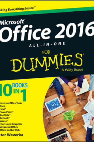 Cover of Office 2016 All-in-One For Dummies