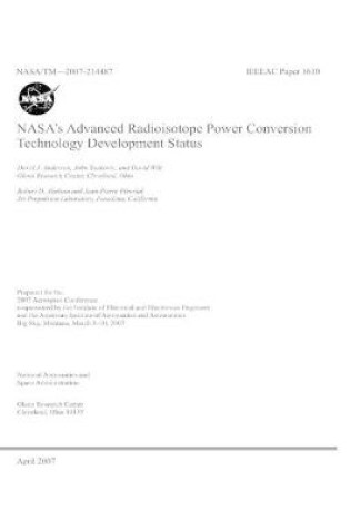 Cover of NASA's Advanced Radioisotope Power Conversion Technology Development Status