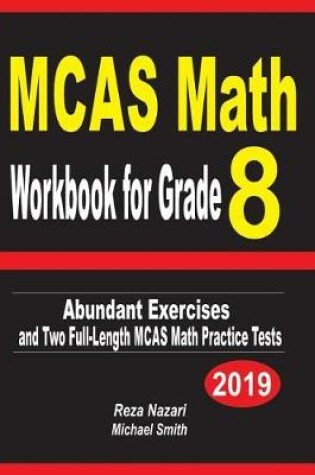 Cover of MCAS Math Workbook for Grade 8