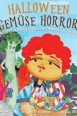 Cover of Halloween Vegetable Horror Children's Book (German)