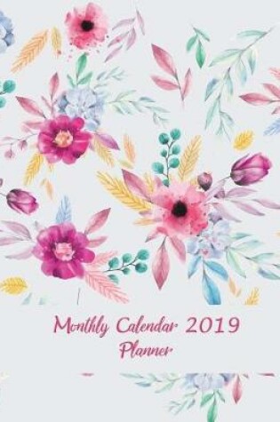 Cover of Monthly Calendar 2019 Planner