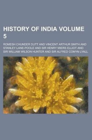 Cover of History of India Volume 5