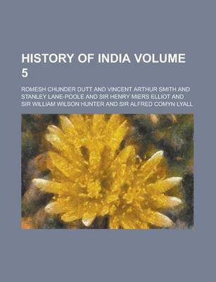 Book cover for History of India Volume 5