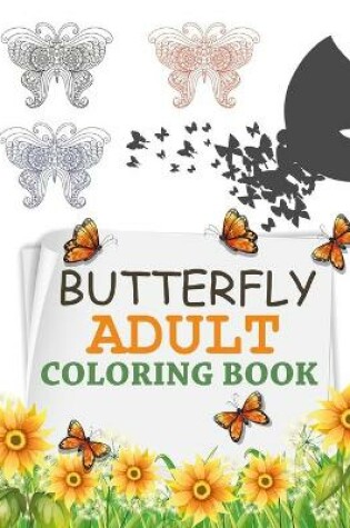 Cover of Butterfly Adult Coloring Book