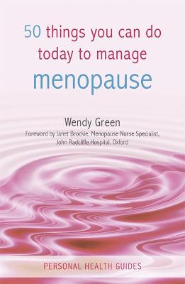 Book cover for 50 Things You Can Do Today to Manage the Menopause