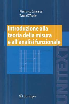 Book cover for Introduzione Alla Teoria Della Misura E All'analisi Funzionale