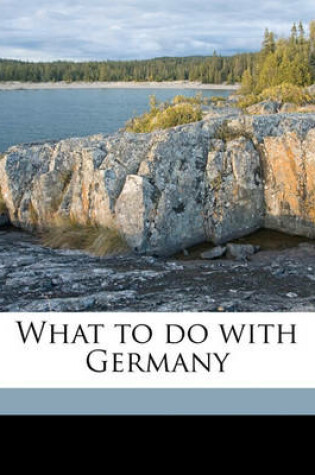 Cover of What to Do with Germany