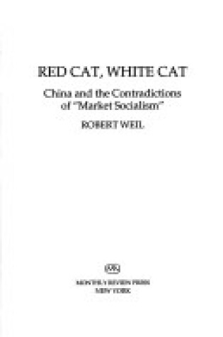 Cover of Red Cat, White Cat